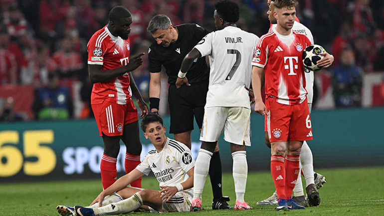 Arda Güler, Bayern Münihe rekor gol attı ve kırmızı kart gördü Arsenal, sessiz sedasız yarı finalde | Şampiyonlar Ligi çeyrek final rövanş maçları ve yarı final eşleşmeleri