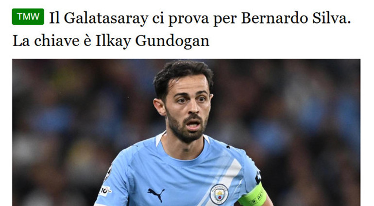 Galatasaray, Bernardo Silva transferinin anahtarını buldu Kilit isim devreye girdi