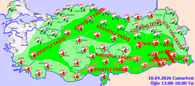 SOĞUK HAVA VE YAĞIŞ GERİ GELİYOR | Son dakika hava durumu tahminleri il il yayınlandı Bugün (18 Nisan) hava nasıl olacak Hafta sonu İstanbulda yağmur var mı Meteorolojiden 9 ile uyarı