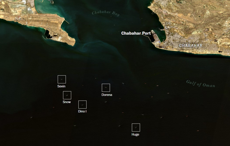 Uydu görüntüleri ortaya çıkardı: İrandan kritik hamle 10 geminin sırrı ne Körfezde gölge trafik