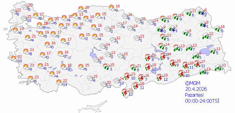  İstanbul başta olmak üzere birçok ile yeni haftada yağmur geliyor