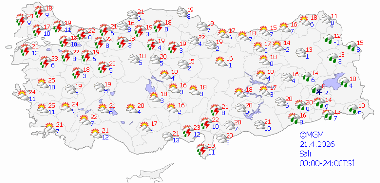  İstanbul başta olmak üzere birçok ile yeni haftada yağmur geliyor