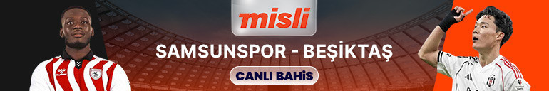 Beşiktaş, Samsunspora konuk oluyor Maçın heyecanı canlı sohbet ile Mislide