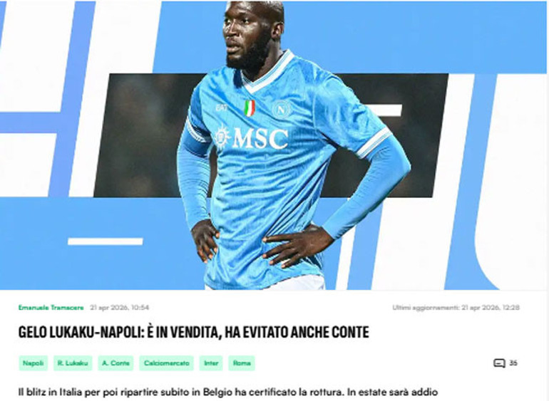 Beşiktaş ve Fenerbahçeye Lukaku müjdesi Napolide deprem