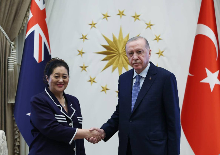 Cumhurbaşkanı Erdoğan Cindy Kiroyu kabul etti