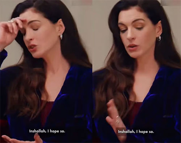 Hollywoodun ünlü yüzü bir röportajda İnşallah demişti... Galada hayranı Kuran-ı Kerim hediye etti