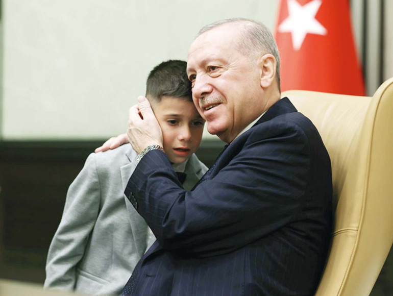 Çocuklar Beştepe’de… Her biriniz umudumuzsunuz