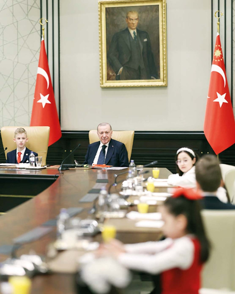 Çocuklar Beştepe’de… Her biriniz umudumuzsunuz