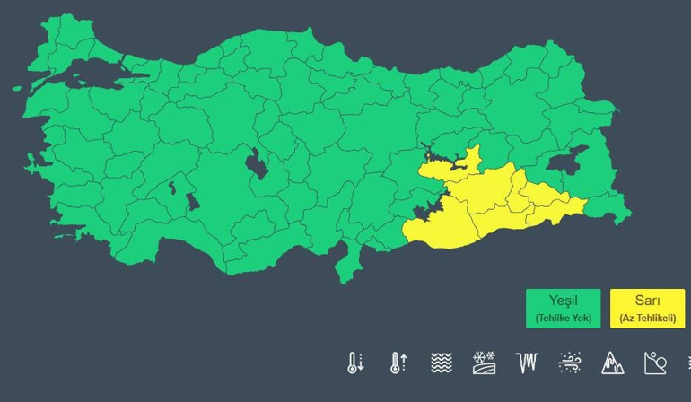 Sel, dolu ve heyelan tehlikesi Meteoroloji saat verip uyardı: 7 ilde sarı kodlu alarm