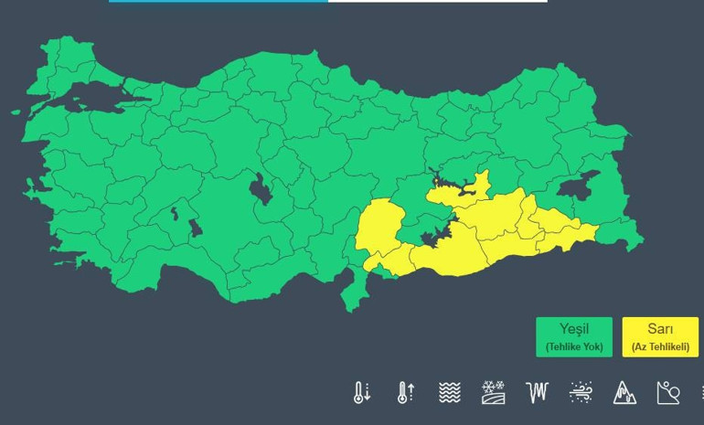 Sel, dolu ve heyelan tehlikesi Meteoroloji saat verip uyardı: 9 ilde sarı kodlu alarm