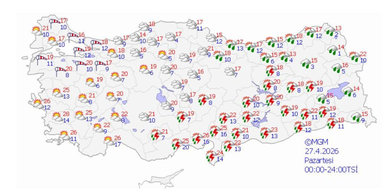 Meteoroloji tarih verdi Yurdun büyük bölümünde etkili olacak: Yağışlar yeniden geliyor