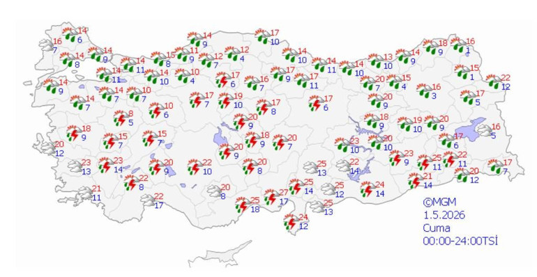 Meteoroloji tarih verdi Yurdun büyük bölümünde etkili olacak: Yağışlar yeniden geliyor
