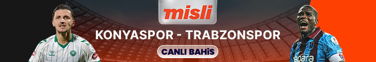 Trabzonspor, Konyaspora konuk oluyor Maçın heyecanı canlı sohbet ile Mislide