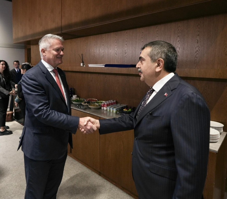 Millî Eğitim Bakanı Yusuf Tekin, OECD Genel Sekreteri Cormann ile bir araya geldi