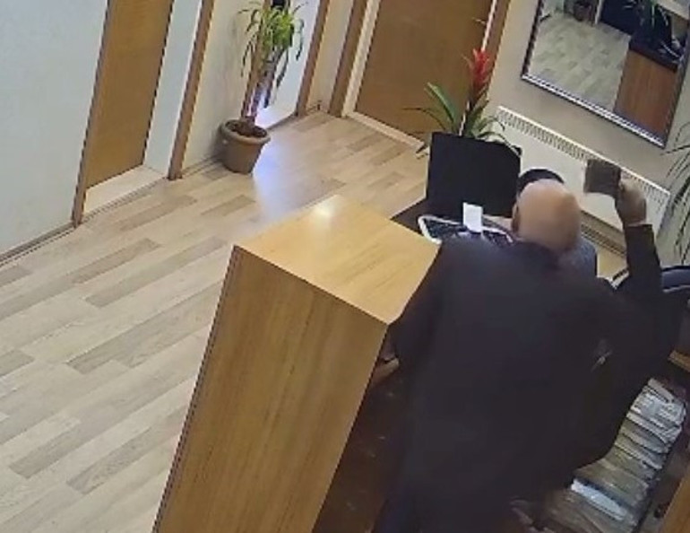  Dehşet anı kamerada