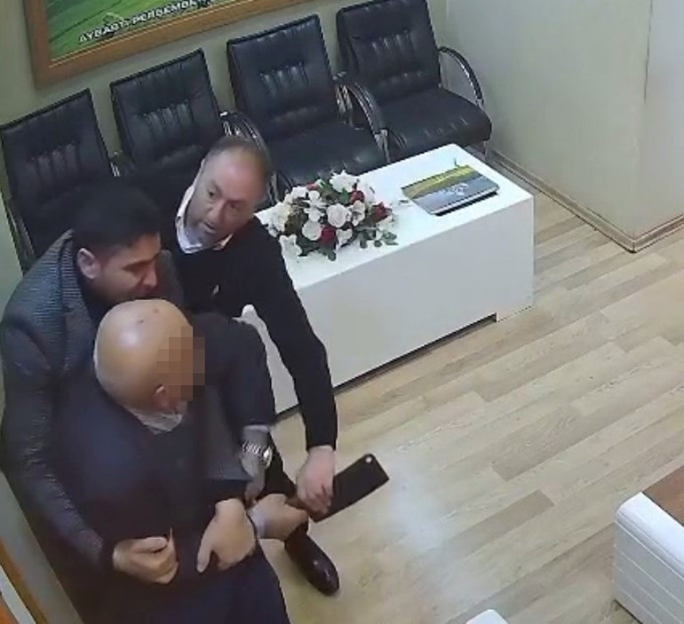  Dehşet anı kamerada