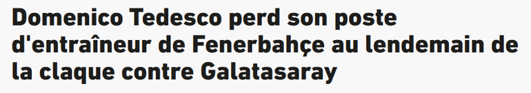  Derbi yenilgisi kaderini belirledi
