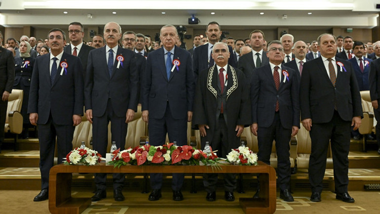 Cumhurbaşkanı Erdoğan, AYMnin 64. kuruluş yıl dönümü törenine katıldı