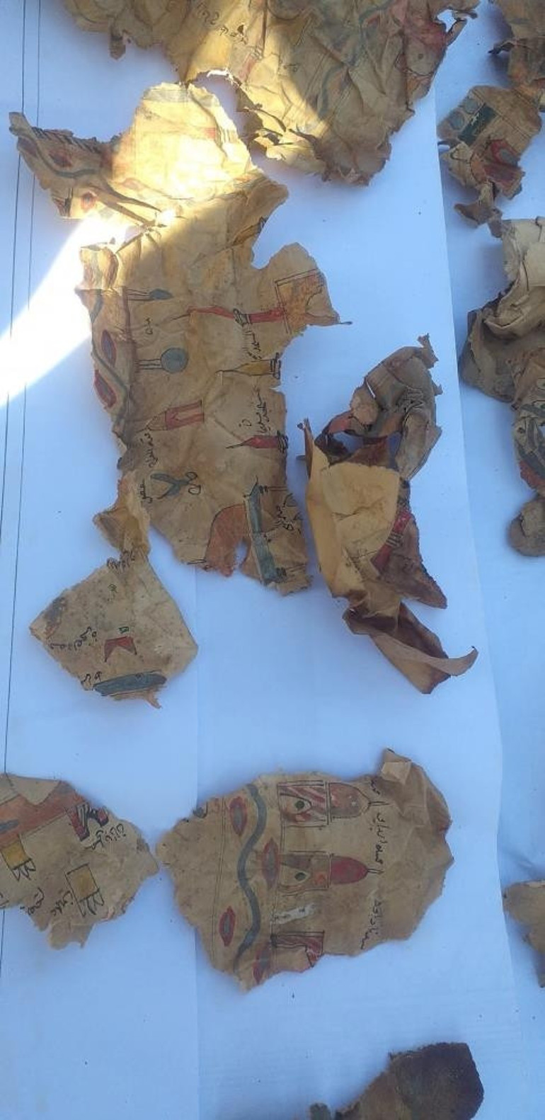  Ankarada birleştirilecek El şeklinde dağılmış parçalar tek tek toplandı