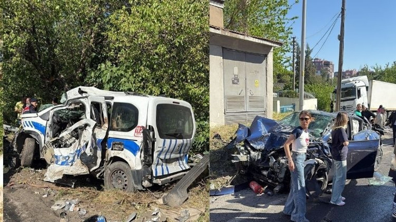 Freni patlayan tır karşı şeride geçti…. Feci kazada ölü ve yaralılar var