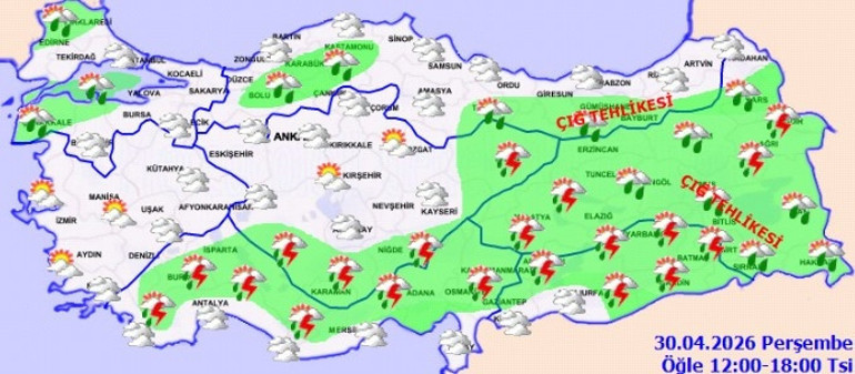 Son dakika gök gürültülü sağanak geliyor Hava bir anda değişiyor: Meteoroloji saat verdi... 5 gün boyunca etkili olacak