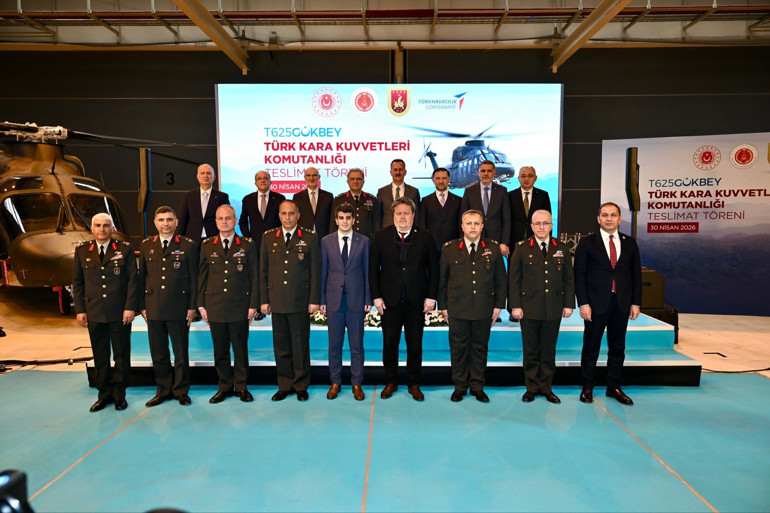 T625GÖKBEY, Kara Kuvvetleri Komutanlığına teslim edildi