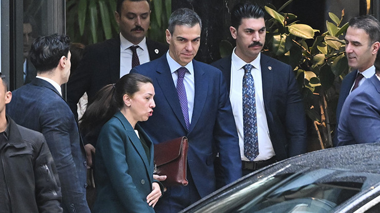 İspanya Başbakanı Sanchez Türkiyeden ayrıldı