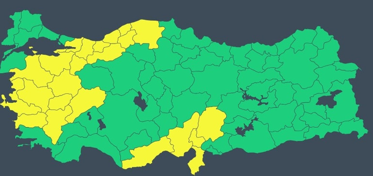 Mayıs ayında kış havası.... Meteorolojiden 23 il için sarı kodlu alarm geldi