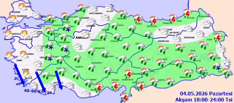 Mayıs ayında kış havası.... Meteorolojiden 23 il için sarı kodlu alarm geldi
