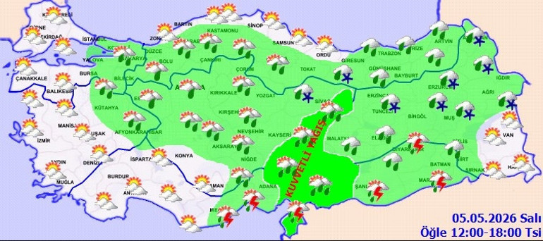 Sıcak hava geri geliyor: Sıcaklıklar 6 derece artacak | Meteoroloji tarih verdi: 33 ilde ilde gök gürültülü sağanak yağış uyarısı