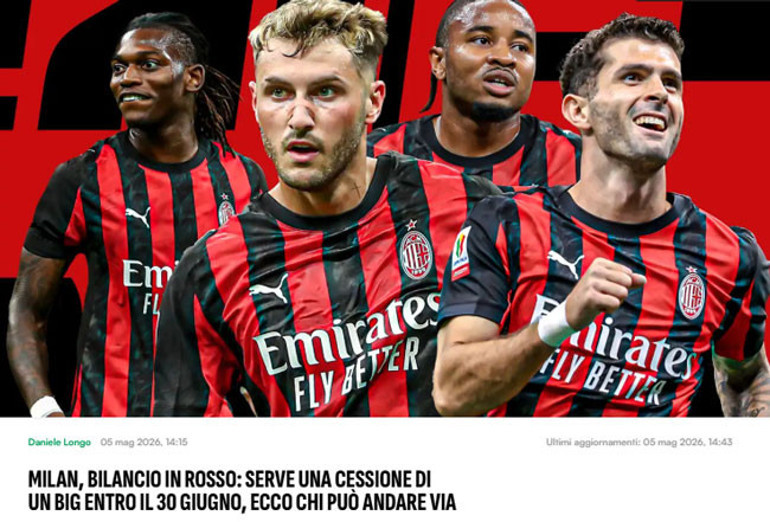 Milan dağılıyor Hazirana kadar satış şartı