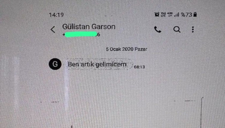 Gülistan Doku soruşturmasında yeni gelişme Patronuna attığı son mesaj ortaya çıktı