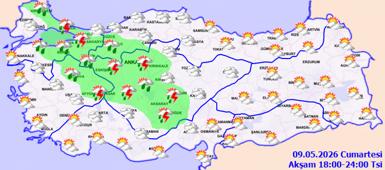 Meteorolojiden kuvvetli yağış uyarısı İstanbula gök gürültülü sağanak yağış geliyor