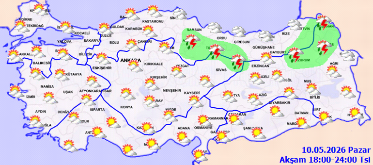  İşte il il sağanak yağış uyarısı