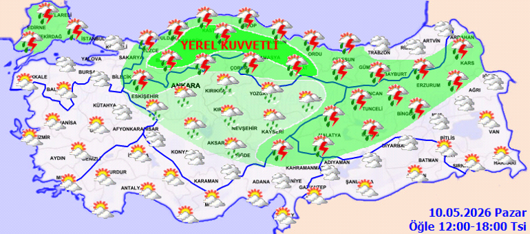  İşte il il sağanak yağış uyarısı