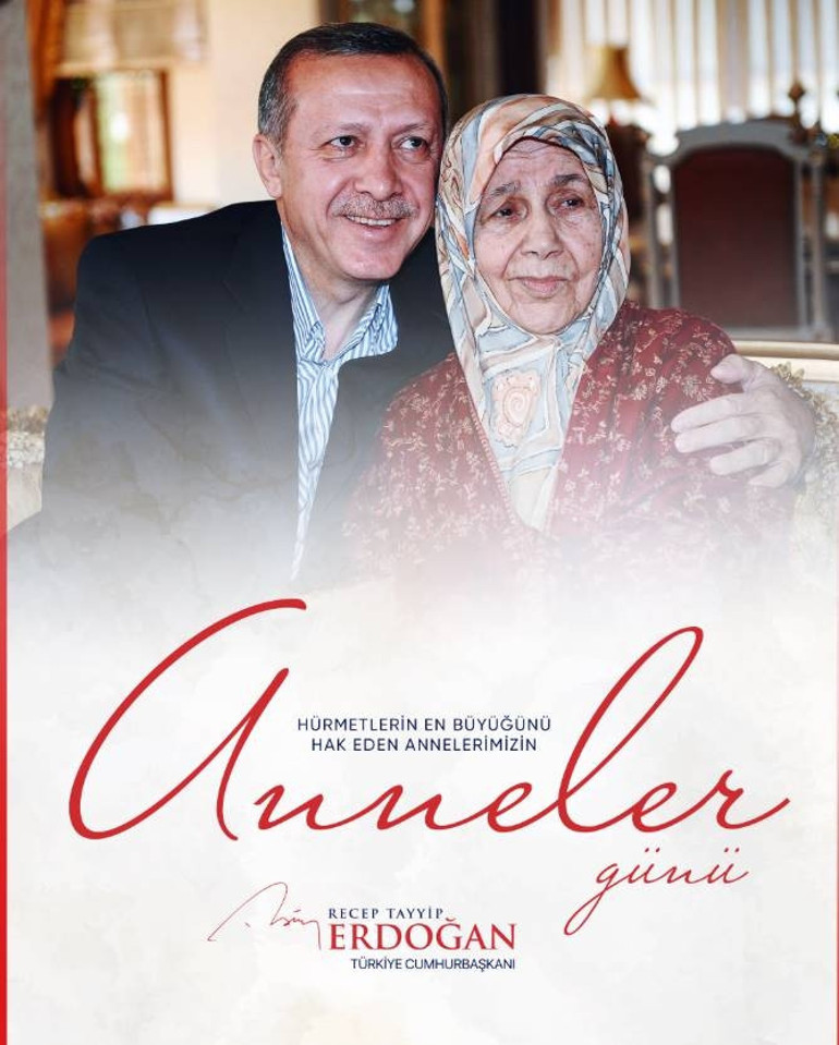 Cumhurbaşkanı Erdoğandan Anneler Günü mesajı