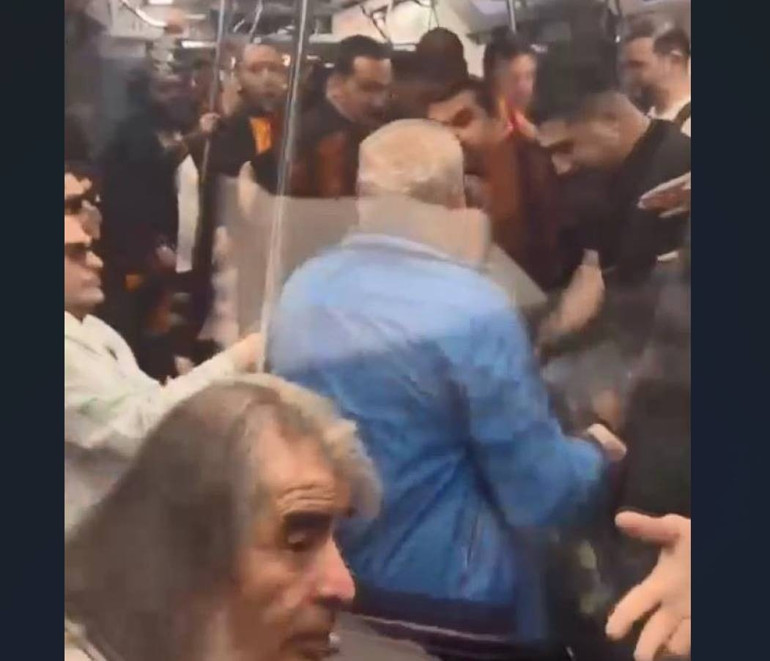  Oklavalı müdahale kamerada