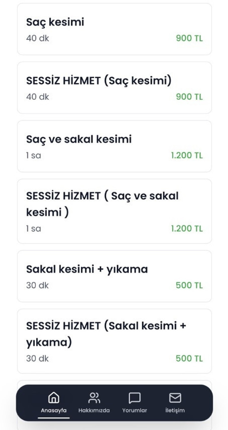 Ankaradaki berberden ilginç uygulama | Müşterileri rehabilite etmiş oluyoruz