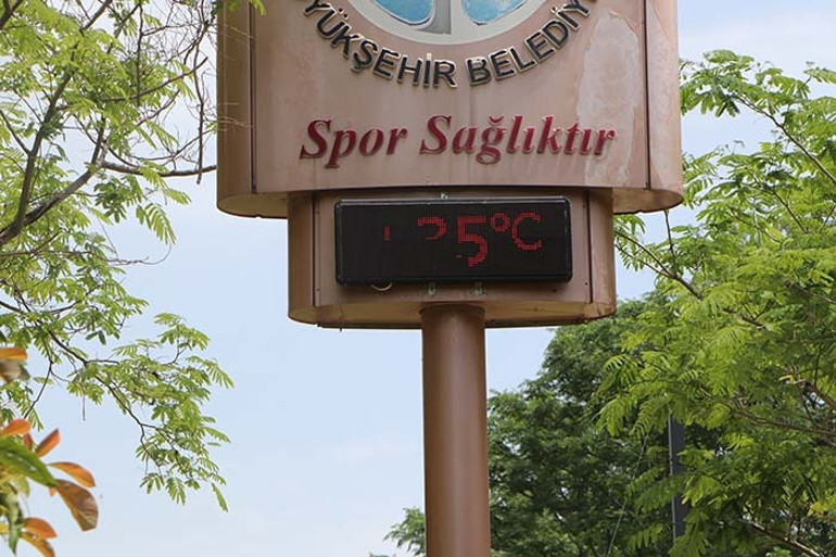 Kentte termometreler 35 dereceyi gösterdi: Vatandaş parkalara akın etti