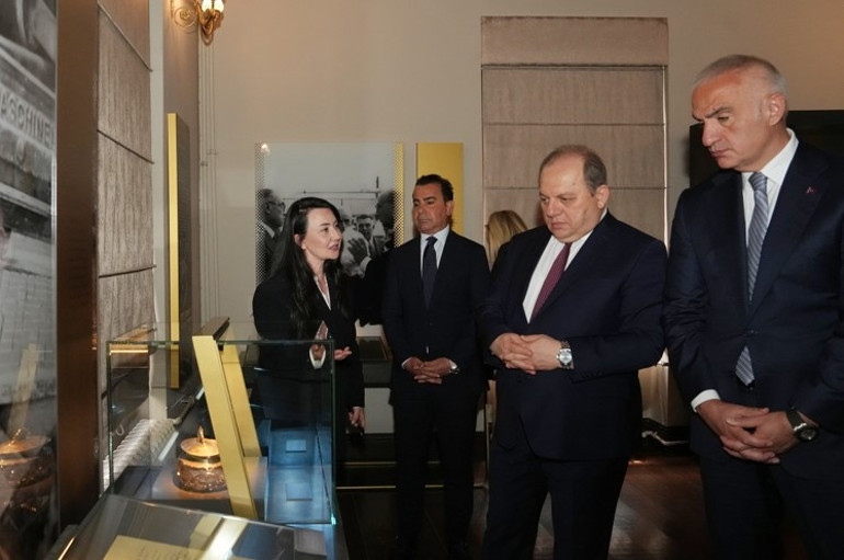 Bakan Ersoy, Yargıtay Başkanı Ömer Kerkezi Cumhuriyet Müzesinde ağırladı