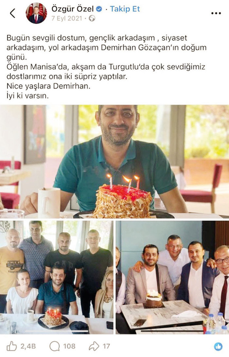 Özgür Özel’in ‘çantacısı’ da gözaltında