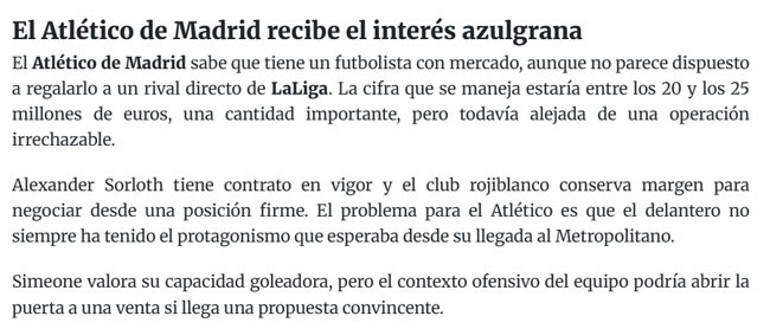 Barcelona, Sörloth için teklif yaptı Atleticodan çekimser karar
