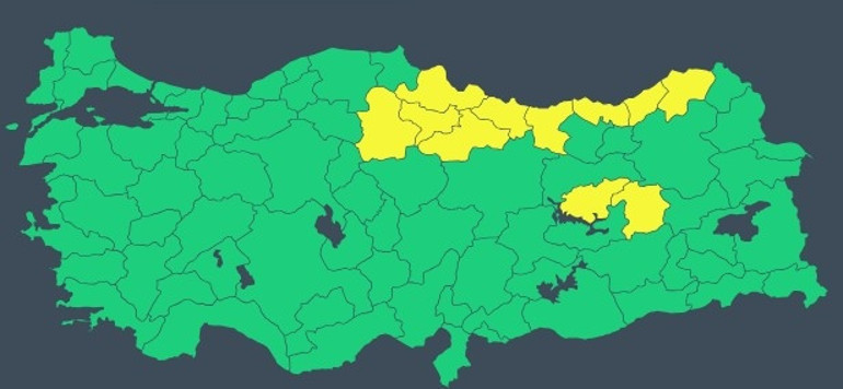  Sıcaklıklar batıda artıyor, doğuda düşüyor
