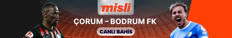 Bodrum FK ile Çorum FK final için sahada Maçın heyecanı canlı sohbet ile Mislide