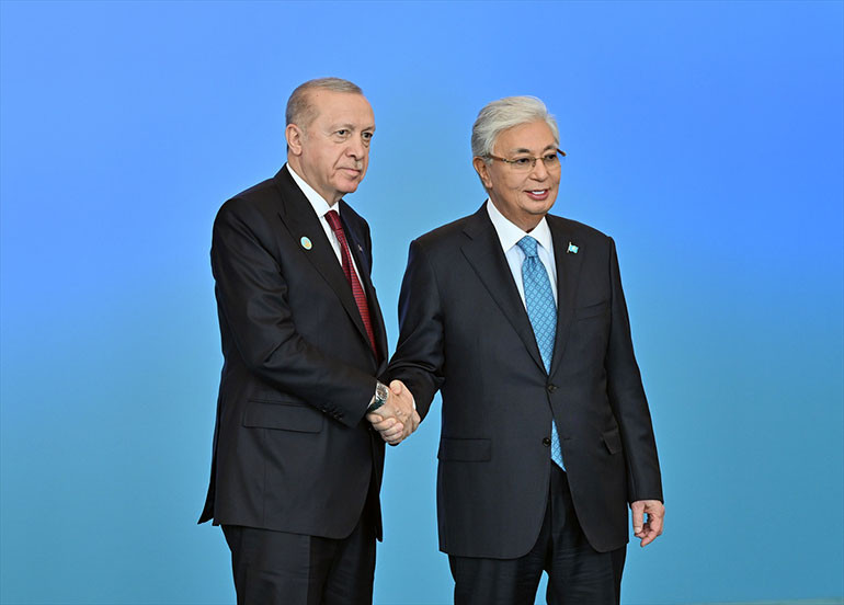 Kazakistanda kritik zirve Cumhurbaşkanı Erdoğandan Türk dünyasına çağrı: İş birliğimiz artmalı