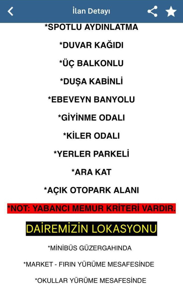 Kiralık dairede pes dedirten kriter: İlanın açıklamasını okuyunca şok oldu | Nefret ve ayrımcılık suçlamasıyla şikayetçi oldu