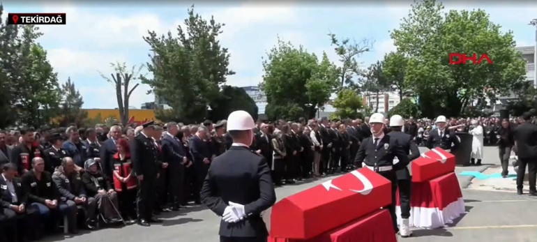 Tekirdağ şehitleri son yolculuğuna uğurlanıyor