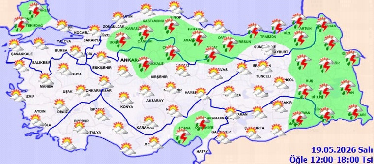 Yarın başlıyor: 5 gün boyunca kesintisiz sürecek Gök gürültülü sağanak geliyor | Meteoroloji uyardı: İstanbul dahil 76 ilde yağış alarmı