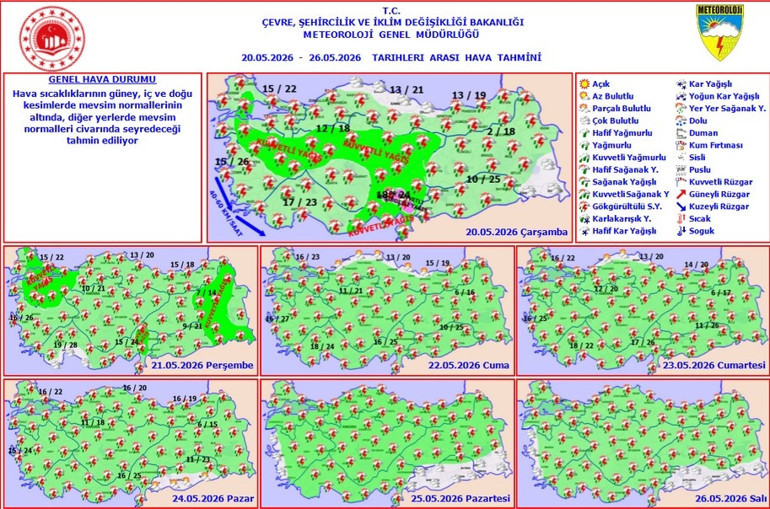 Kuvvetli ve gök gürültülü sağanak geliyor: Günlerce sürecek | Meteoroloji saat verdi: Yağış ve fırtına uyarısı