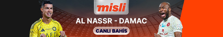 Suudi Arabistanda şampiyon belli oluyor Al Nassr - Damac maçı canlı sohbet ile Mislide